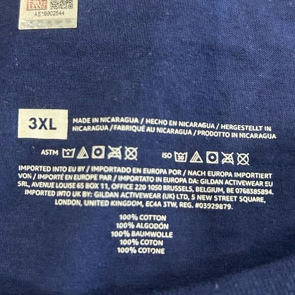 Syracuse T-Shirt Men’s Size 3XL Color Blue Orange Distressed Graphics T-Shirt - Picture 5 of 10